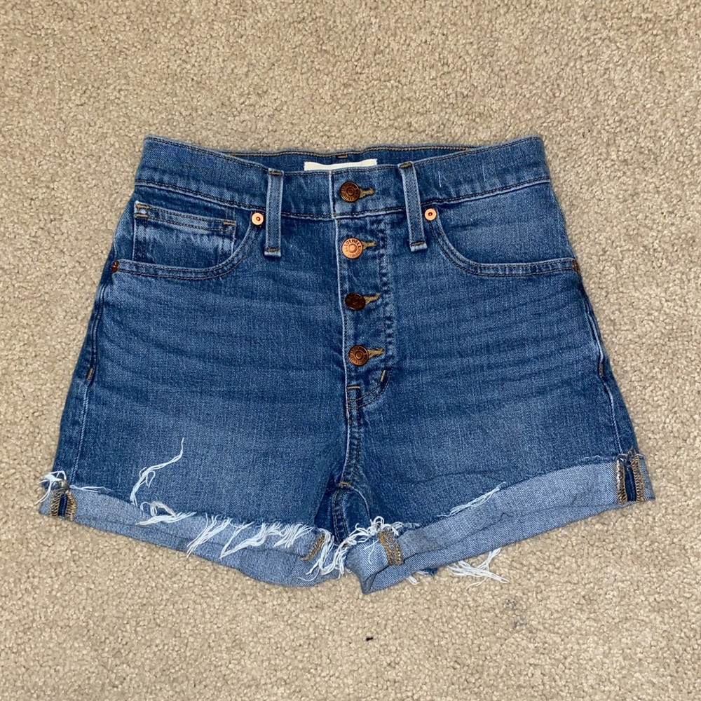Madewell High-Rise Jean Shorts